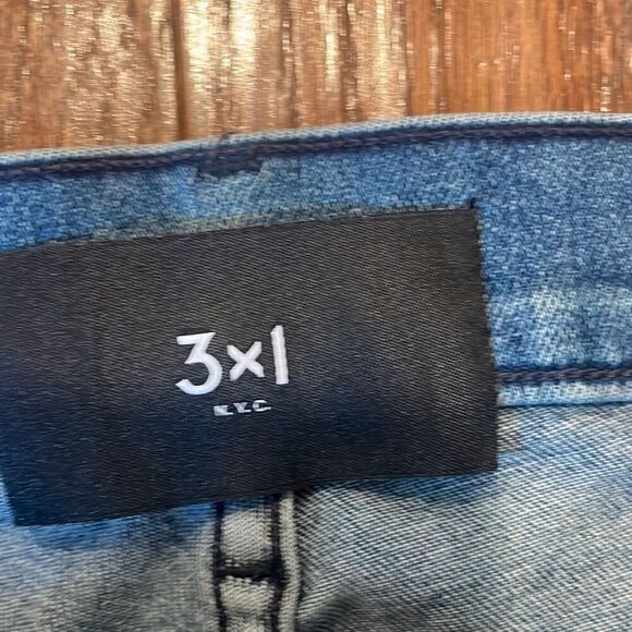 3x1 NYC Corey high rise straight crop jeans size 30 - Picture 6 of 12